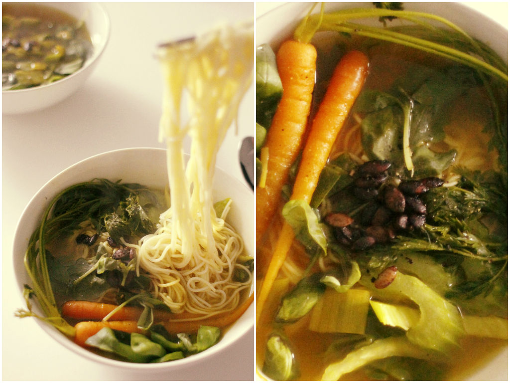 turmeric noodle soup